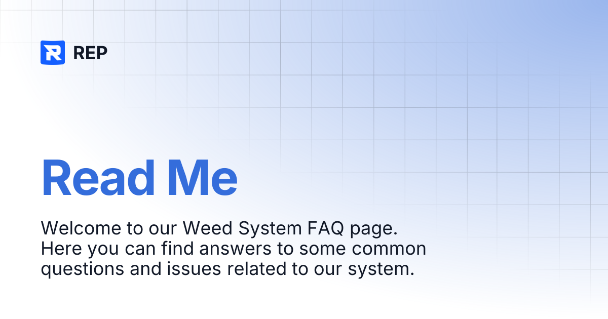 Read Me | REP